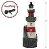 Rotating Solar-Powered Lighthouse Fountain, 38.98"