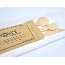 Contemporary Disposable Utensils by Ecoware Biodegradables