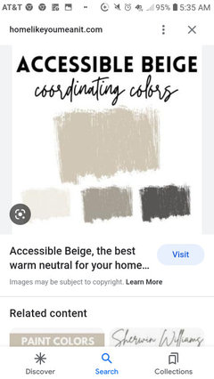 Updating the kitchen&walls are accessible beige -what cabinet color?