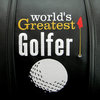 Worlds Greatest Golfer Xcalibur Leather Sofa