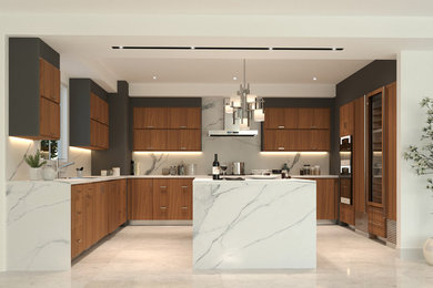 Kitchen - contemporary kitchen idea in DC Metro