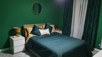 Fresh Bright Green Bedroom