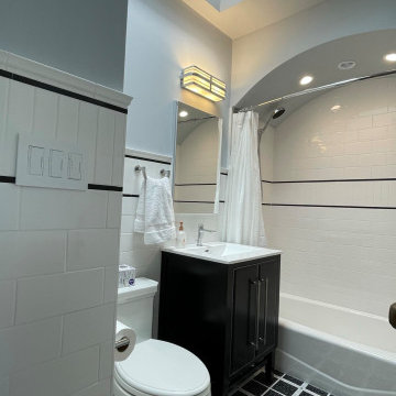 Art Deco Guest Bath