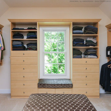 Amazing Walk-In Closet with New Window - Renewal by Andersen San Francisco, Bay 