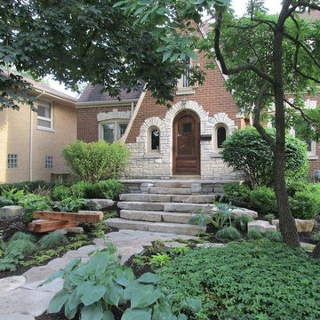 Natural Stone Exterior Front Entry