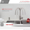 STYLISH Single Handle Pull Down Stainless Steel Kitchen Faucet