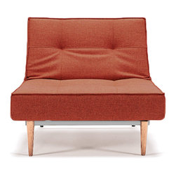 Splitback Chair / Mixed Dance Burned Orange by Innovation USA - Armchairs And Accent Chairs