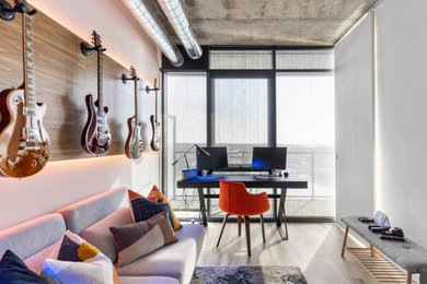 Example of a home office design in Other