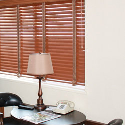 Nostalgic Wood Blinds in Restored 1930s Mountain Inn - Window Treatments