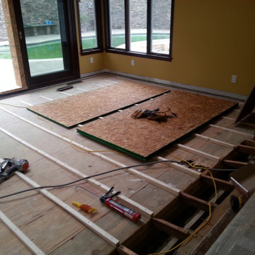 Stacy M Custom Kitchen Flooring + Bump out