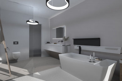 Modernes Badezimmer in Dortmund