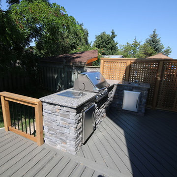 Some custom decks built by Hickory Dickory Decks using Armadillo decking.