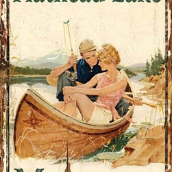 Lakeside Romance Sign - Novelty Signs