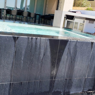 Patio Motorized Power Screen in Orange, California