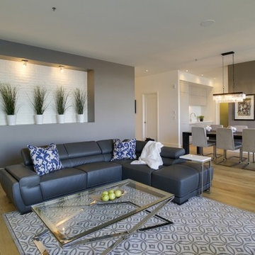 Exposed Oak Urban Loft - Living Room