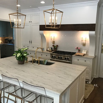 Transitional Kitchen and Laundry Room