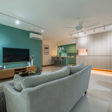 Contemporary Minimalist 5room HDB Bto