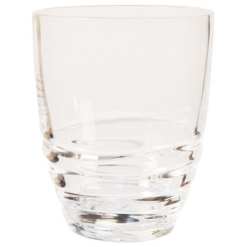 14 Oz Double Old Fashion Tumbler, Set Of 4, Clear