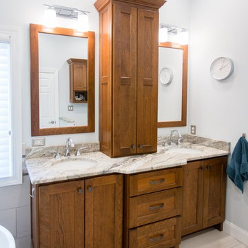 Fantasy Brown Marble Vanity