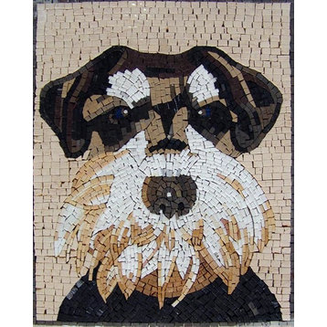 Mosaic Animal Designs - Dog Portrait, 20x24