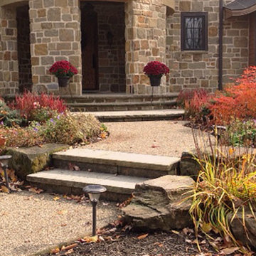 Steps and outcroppings