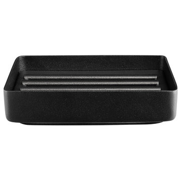 Nexio Stainless Steel Soap Dish, Black