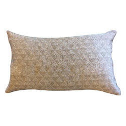 Pillow Parlor - Stone Triangle Pillow, Lumbar - Decorative Pillows