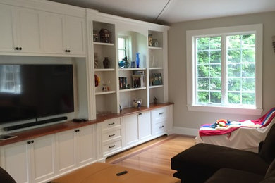 Family room - family room idea in Boston