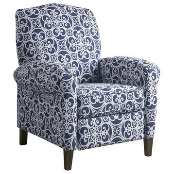 Madison Park Brooke Accent Chair, Navy Blue