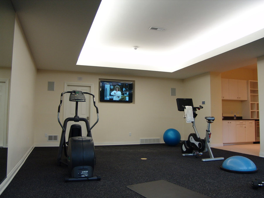 Home Gym Television Installation