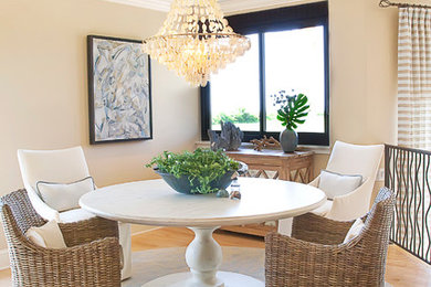 Inspiration for a coastal dining room remodel in Jacksonville