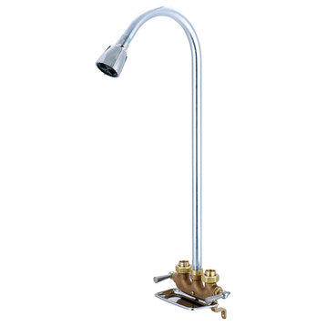 Central Brass Two Handle Utility Shower