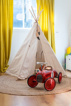 Tapis Rond pour chambre d'enfant TIPI Multicolore – STUDIO DECO