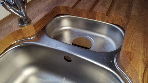 Help Undermount Sink Incorrectly Fitted