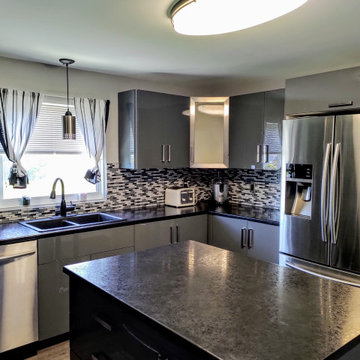 Eurostyle High Gloss Grey Acrylic