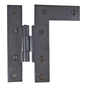 Cabinet Hinges Wrought Iron Black Flush Right Only 4 5 H Transitional Hinges By Renovator S Supply