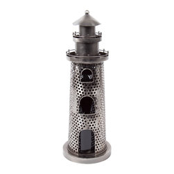 Lighthouse Wine Presenter, 4.5 x 15 inches, Iron - Products