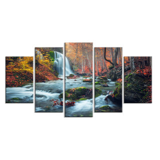 48 24 Panoramic 4 Panel Splits Rolled Digital Printed Canvas