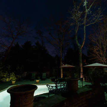 Johns Creek, GA House and Backyard Lighting Project #2