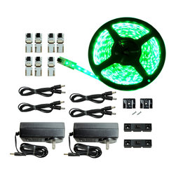 NEW Cut and Connect Series: Super Bright Flexible Strip 12M Kit in Green - Undercabinet Lighting