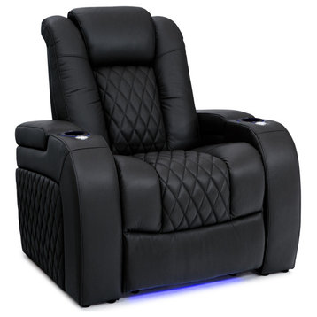 Seatcraft Virtuoso Home Theater Seating, Black, Row of 1