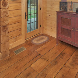 North Central PA Log Home - Hardwood Flooring