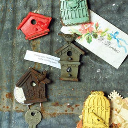 Birdhouse Magnets - Decorative Objects And Figurines