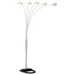 ORE International - 84"H 5 Arms Arch Floor Lamp - White - 84"H 5 Arms Arch Floor Lamp - White� Elegant style goes great with any sofa
