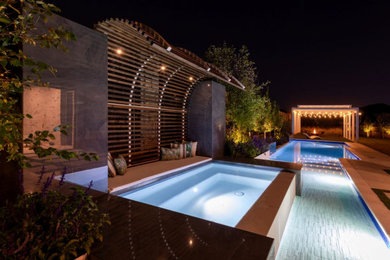 Pool - modern pool idea in Dallas