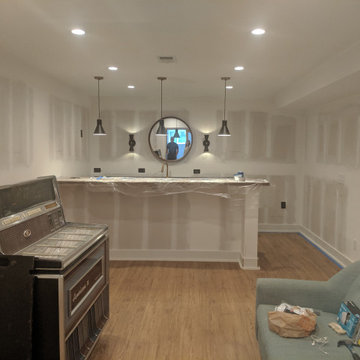 BASEMENT FINISH WITH NEW BATH AND WINDOW