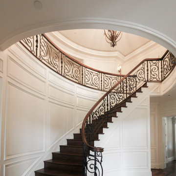 Project #74 | Circular Staircase with Hand-Forged Metal Panels