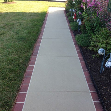 Spray Texture Concrete Overlay