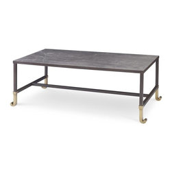 Calliope Cocktail Table With Stone Top - Coffee And Accent Tables