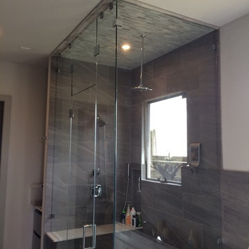 90 Degree Shower w/ Double Notch